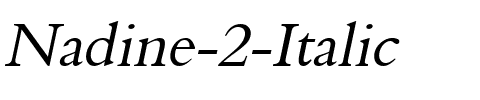 Nadine 2 Italic.ttf