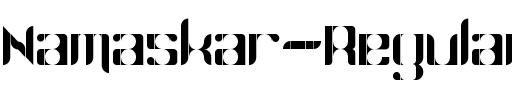 Namaskar Regular.ttf