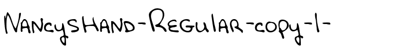 NancysHand Regular.ttf