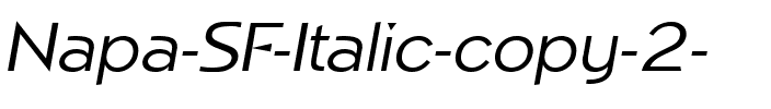 Napa SF Italic.ttf