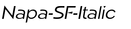 Napa SF Italic.ttf