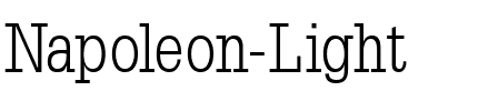 Napoleon-Light Regular.ttf