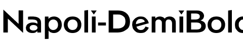 Napoli-DemiBold Regular.ttf