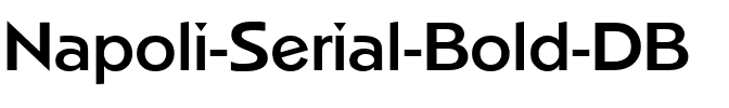 Napoli-Serial DB Bold.ttf