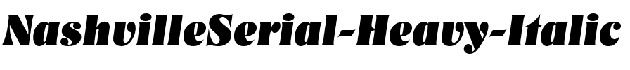 NashvilleSerial-Heavy Italic.ttf