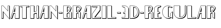 Nathan Brazil 3D Regular.ttf