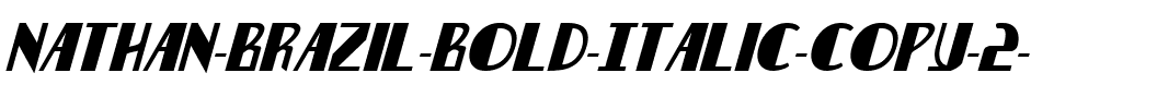 Nathan Brazil Bold Italic Bold Italic.ttf