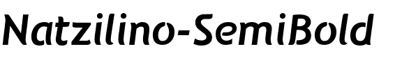 Natzilino SemiBold.ttf