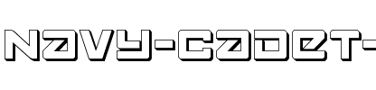 Navy Cadet 3D Regular.ttf