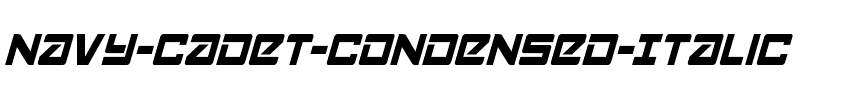 Navy Cadet Condensed Italic Condensed Italic.ttf