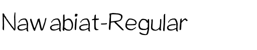 Nawabiat Regular.ttf
