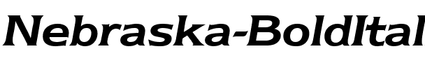 Nebraska BoldItalic.ttf