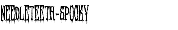 Needleteeth Spooky Normal.ttf