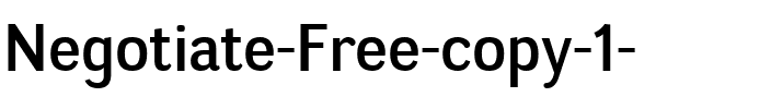 Negotiate Free Regular.ttf