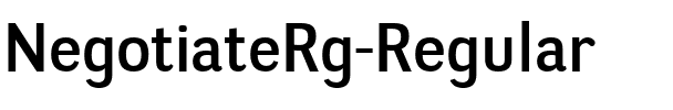 Negotiate Rg Regular.ttf