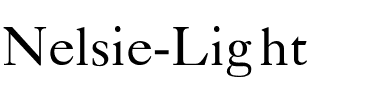 Nelsie-Light Regular.ttf