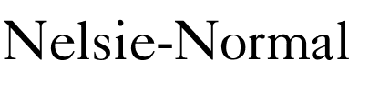 Nelsie-Normal Regular.ttf
