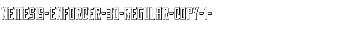Nemesis Enforcer 3D Regular.ttf