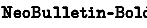 NeoBulletin Bold Regular.ttf