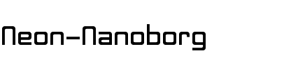 Neon Nanoborg Regular.otf
