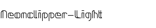 Neonclipper Light.ttf
