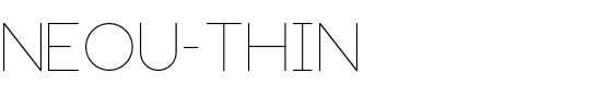 Neou Thin Regular.otf