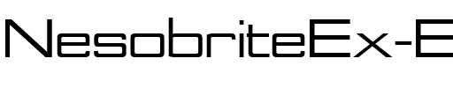 Nesobrite Ex Bold.ttf