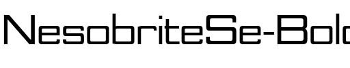 Nesobrite Se Bold.ttf