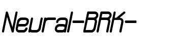 Neural (BRK) Regular.ttf