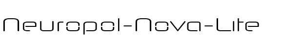 Neuropol Nova Lite Regular.ttf