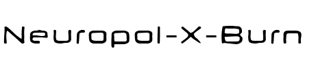 Neuropol X Burn Regular.ttf