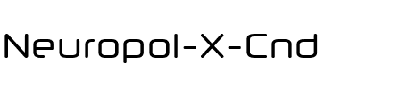 Neuropol X Cnd Regular.ttf