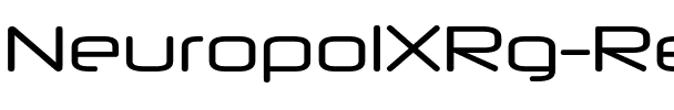 Neuropol X Rg Regular.ttf