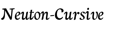 Neuton Cursive Cursive.ttf