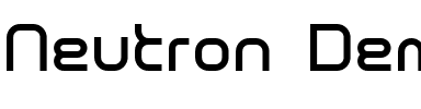 Neutron Demo Regular.ttf