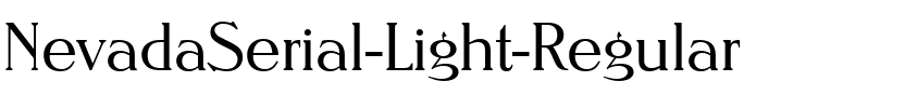 NevadaSerial-Light Regular.ttf
