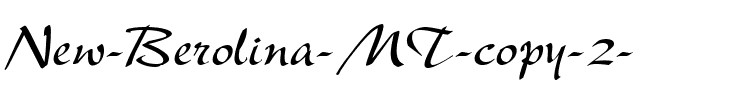 New Berolina MT Regular.ttf