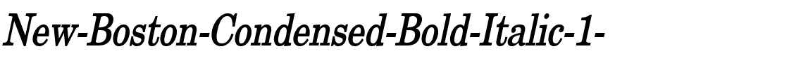 New Boston-Condensed Bold Italic.ttf