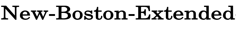New Boston-Extended Bold.ttf
