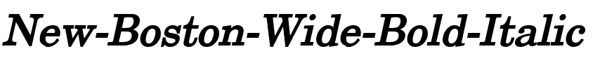 New Boston Wide Bold Italic.ttf