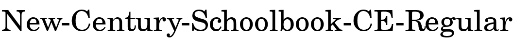 NewCenturySchlbk CE Regular.ttf