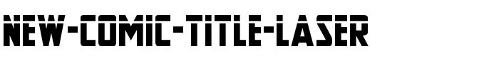 New Comic Title Laser Regular.ttf