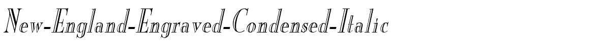 New England-Engraved-Condensed Italic.ttf