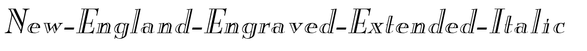 New England-Engraved-Extended Italic.ttf