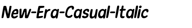 New Era Casual Italic.ttf
