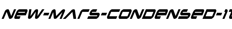 New Mars Condensed Italic Condensed Italic.ttf