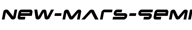 New Mars Semi-Italic Semi-Italic.ttf