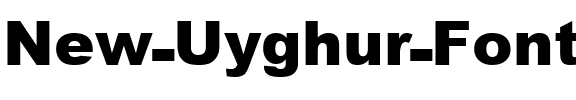 New Uyghur Font 10 Regular.ttf