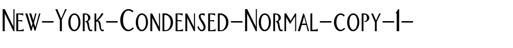 New-York-Condensed Normal.ttf