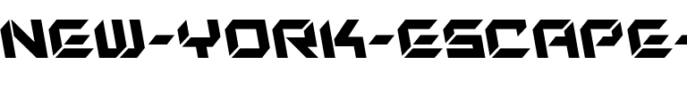 New York Escape Leftalic Italic.ttf